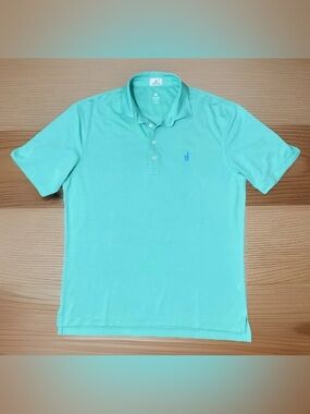 JOHNNIE O Prep Performance Polo Shirt MINT, MEDIUM Preppy Golf